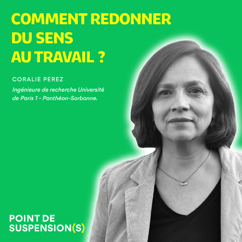 unedic's tweet photo. #Podcast | Dans le 1er épisode de la Saison 5 de #Pointdesuspensions, @Lea_Lejeune reçoit Coralie Perez, socio-économiste @SorbonneParis1 pour analyser la remise en question de l’emploi salarié 🚨 Spoiler ! Ce changement est une véritable rupture qui ne touche pas que les cadres