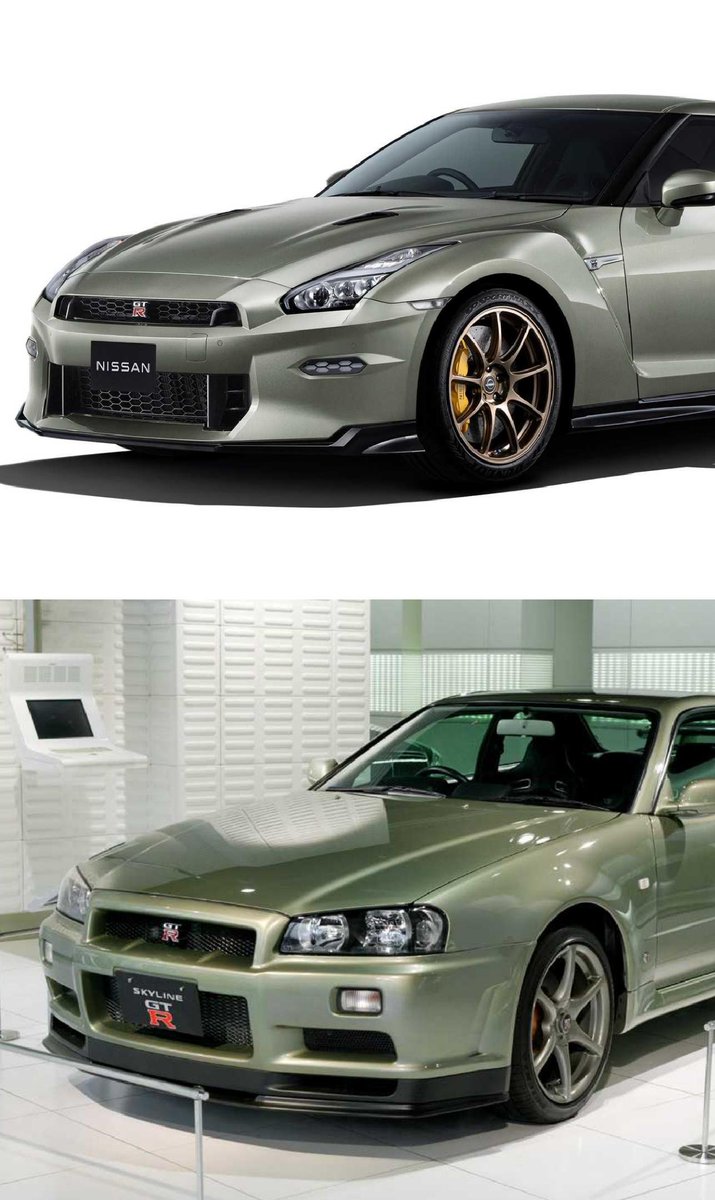Fuelgarden's tweet photo. The 2024 Nissan GT-R R35 front design seems to inspired by the Skyline R34 GT-R. | #FUELGARDEN 🇲🇾

#nissan #nismo #gtr #skyline #r35 #r34 #newcars #carculture https://t.co/5hKwm3IAqb