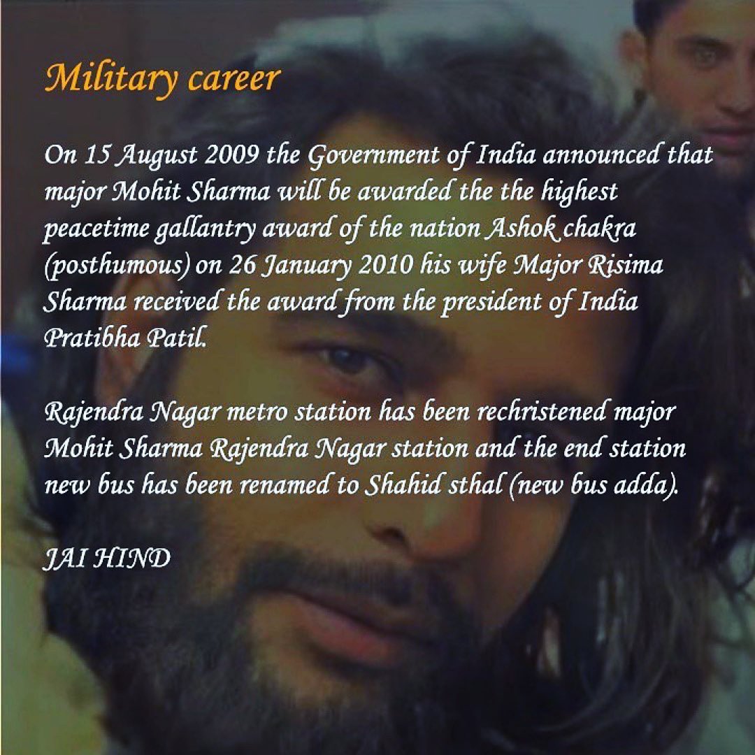 AcademyTDA's tweet photo. Salute Sir⚔️
@madhurster 
#majormohitsharma #iftikaarbhat #chintubhaiya #indianarmy https://t.co/aPGFD111MN