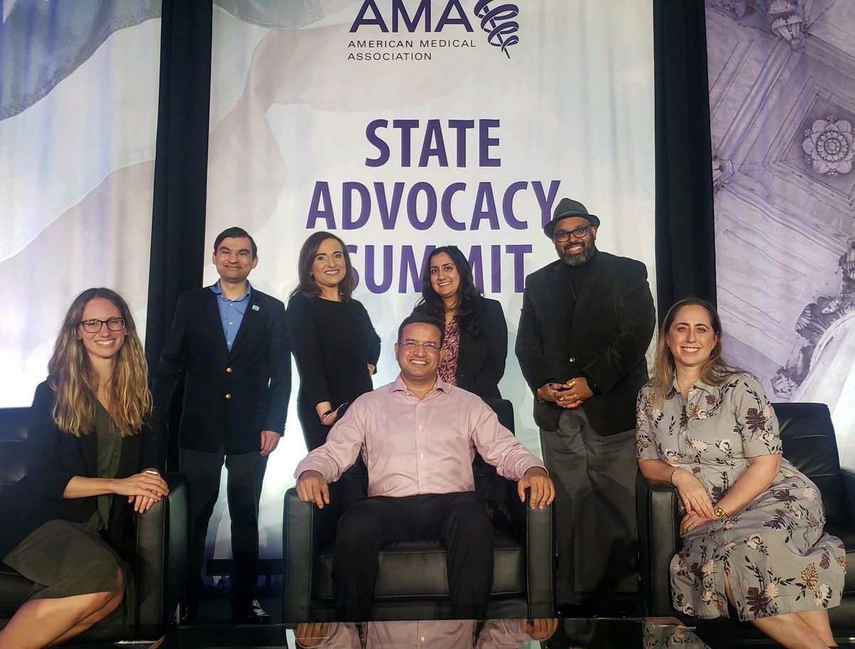 JerryPAbraham MDMPHCMQ (@jabraham) on Twitter photo a fine bunch! your #AMAAmbassadors: <a href="/NishaPunatar/">Nisha Punatar MD</a> <a href="/VivekRaoMD/">Vivek U Rao, MD</a> <a href="/KarenMarie8594/">Karen Dionesotes, MD, MPH</a> @HilaryFair <a href="/DrPsychMD/">Alëna A. Balasanova, MD, FAPA</a> <a href="/schandraVY/">Subhash Chandra, MD, DFAPA</a> <a href="/jmorijohnson/">J. Mori Johnson</a>
<a href="/toddunger/">Todd Unger</a> #StateAdvocacySummit #FightingForDocs #OurAMA <a href="/AmerMedicalAssn/">AMA</a> a fine bunch! your #AMAAmbassadors: <a href="/NishaPunatar/">Nisha Punatar MD</a> <a href="/VivekRaoMD/">Vivek U Rao, MD</a> <a href="/KarenMarie8594/">Karen Dionesotes, MD, MPH</a> @HilaryFair <a href="/DrPsychMD/">Alëna A. Balasanova, MD, FAPA</a> <a href="/schandraVY/">Subhash Chandra, MD, DFAPA</a> <a href="/jmorijohnson/">J. Mori Johnson</a>
<a href="/toddunger/">Todd Unger</a> #StateAdvocacySummit #FightingForDocs #OurAMA <a href="/AmerMedicalAssn/">AMA</a>