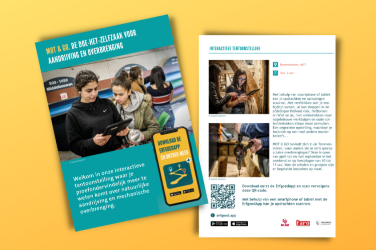 Je bent ErfgoedApp-tourmaker en je wil je tour nog beter promoten? Dan biedt FARO vanaf nu de mogelijkheid om een folder te maken en te laten drukken via een groepsaankoop: faro.be/blogs/bram-wie… <a href="/erfgoedapp/">ErfgoedApp</a> <a href="/faronet/">FARO</a>