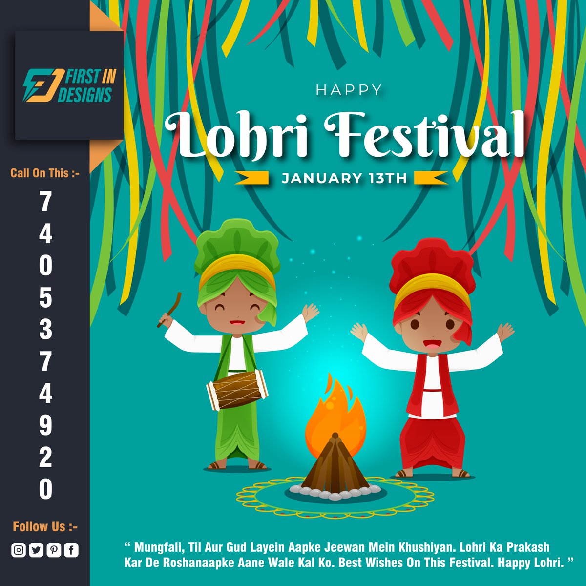 KevalkingD's tweet photo. Happy Lohri Festival 🔥🎉🥜
#HappyLohri #HappyLohri2023 #HappyLohri_2023 #Lohri #lohricelebration #lohrifestival #lohrispecial #lohriwishes #Lohri2022 #lohriparty #lohricelebrations #firstindesigns #kv47 https://t.co/dnYfLfyrUb