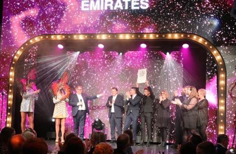 Flyselskapet Emirates hentet hjem «Årets flyselskap interkontinentalt» fra Grand Travel Awards 2023 - is.gd/h5nS6a