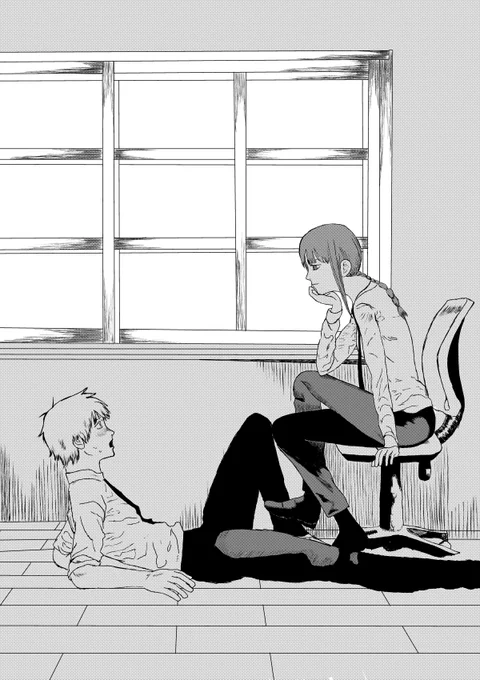@pictam0 一番良くできた…チェンソーマンのイラストを送ります…お誕生日おめでとうございます!これからも宜しくお願い致します😄😆😊✨✨💐💐 