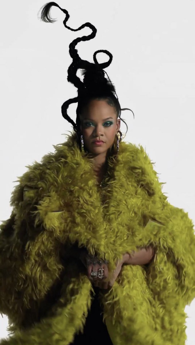 Rihanna in new teaser for the #SBLVII Halftime Show.