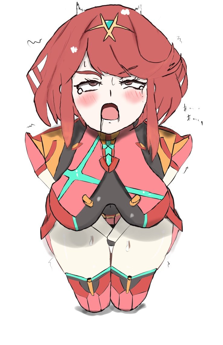 pretty_pyra's tweet photo. "W-why did you hit there a-ah!" https://t.co/M0j8tQJM78