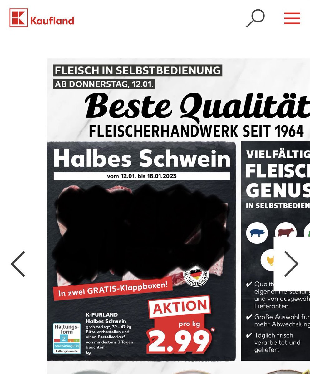 Wie zur Hölle merken wir eigentlich nicht, wie unfassbar krank das alles ist???? Supermarkt Prospekte sind so ein harter Trigger. 

#govegan #vegan