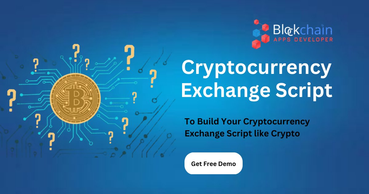 Ranbirk93's tweet image. #Cryptocurrencyexchangescript is a source code written to deploy a complete cryptocurrency platform to trade many more Cryptocurrencies.#BlockchainAppsDeveloper provides a bug-free, well-tested Crypto Exchange to the users
Explore:blockchainappsdeveloper.com/cryptocurrency…