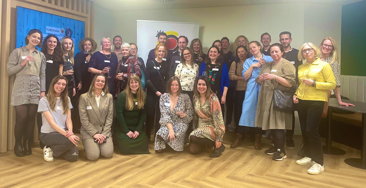 itsmartamoya's tweet photo. First event of 2023✨ supporting @lottiecgross  &amp; @worldlyadventur on its first in-person @TTWnewsletter event with our client @Spain_inUK ❤️

Such a great opportunity to meet new travel writers! 
@JessCochrane3 @wearelotuscomms https://t.co/oieOi7dMOS