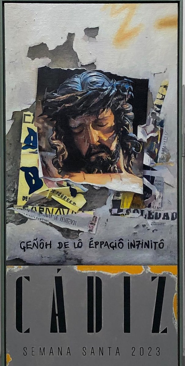 💚🤍💚 En andalûh. Cartelaço pa la Çemana Çanta de Cádî del artîtta pláttico Daniêh Franca con la colaboraçión de Pintarraheô. Tó êh de colôh #cádiz #enandaluz #semanasanta2023 <a href="/dfranca_/">Daniel Franca</a> <a href="/CazalillaLola/">Lola Cazalilla Ramos</a>