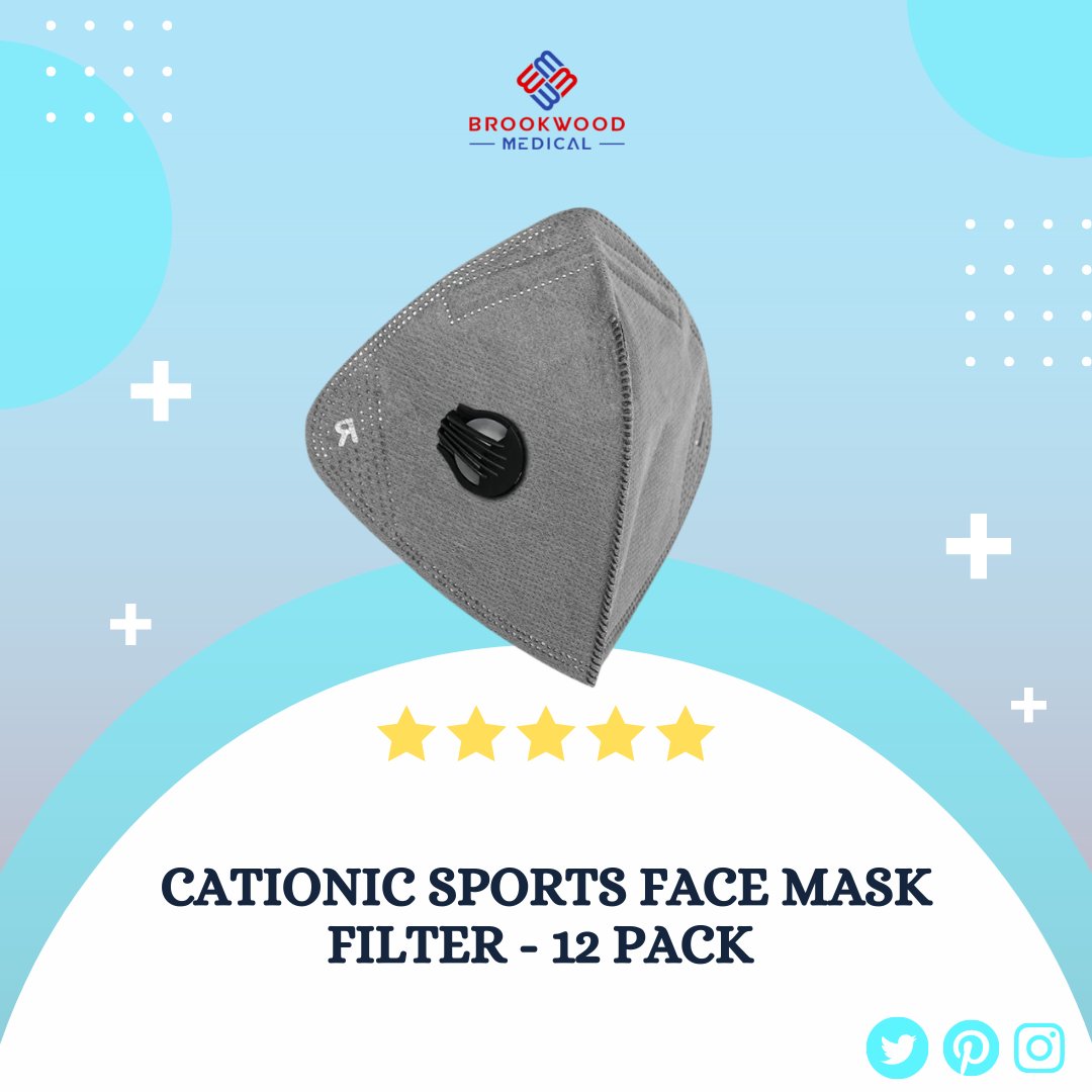 BrookwoodMed's tweet image. Cationic Sports Face Mask Filter - 12 Pack

✅ 5-ply design: 5 Layers Filter
✅ The breathing face mask includes one filter

🌐 - bit.ly/3XwVN8l

#brookwoodmed #sportsfacemask #clothmask #facemask #covid #staysafe #cottonfacemask #washablefacemask #disposablefacemask