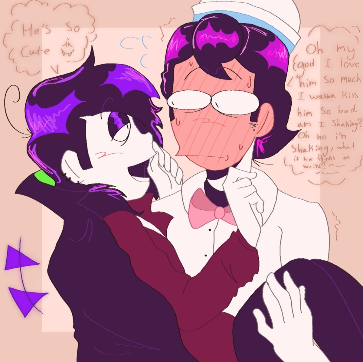 realityfromross's tweet photo. Bfs tbh #spookymonth #spookymonthfanart #spookymonthstreber #Spookymonthkevin #kevinxstreber #art https://t.co/1g6y2zUeFW