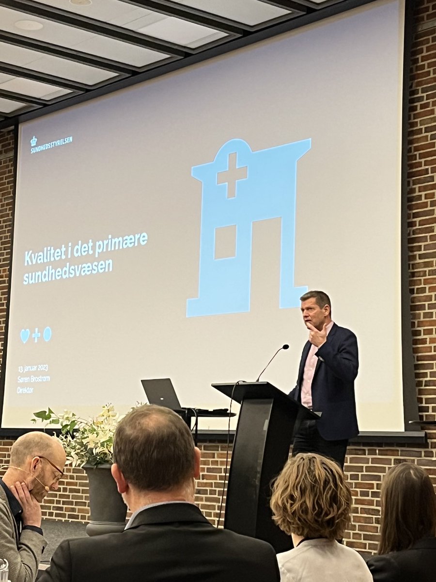 AnnetteWandel's tweet photo. #dsks23 hvor @SSTbrostrom fremhæver behovet for en kvalitetsstrategi for det primære sundhedsvæsen #sundpol https://t.co/AGqo7DXnYN