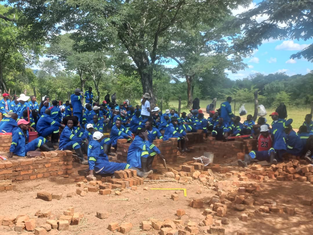 sirpzim's tweet photo. #Romsley
#youthempowement
#sustainability
To ensure sustainability of the scheme after rehabilitation at Romsley Irrigation Scheme, @sirpzim conducted  training on brick laying and electrical  installation  which was attended by 118 youths. The youths are expected to assist in https://t.co/mdrFmQcSB5