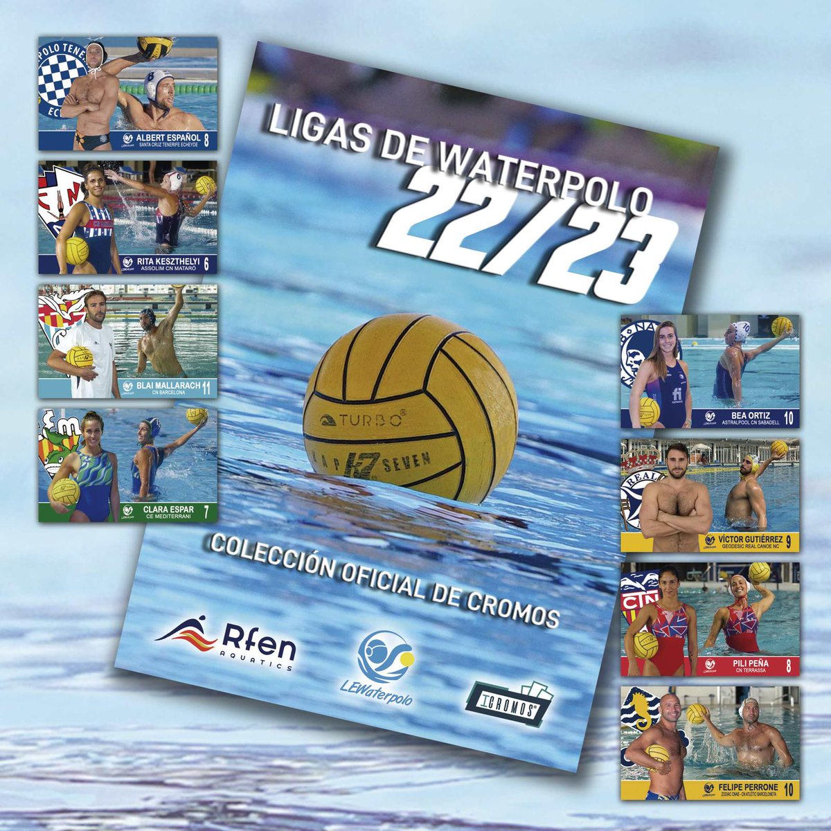 RFEN_Oficial's tweet photo. 💥La RFEN-LEWaterpolo e Icromos lanzan la primera colección de cromos de las Ligas WP💥

🤽‍♀️🤽‍♂️Por 1a vez en la historia de las Ligas Nacionales, habrá lanzamiento de una colección de cromos de todos los equipos que participan. 

ℹ️  fedeicromos@gmail.com
👇
https://t.co/TpufMBiYUW https://t.co/JaUL11l2X4