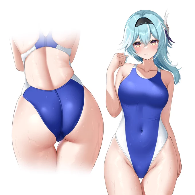 skebで描かせて頂いた競泳水着エウルアです ありがとうございました! 