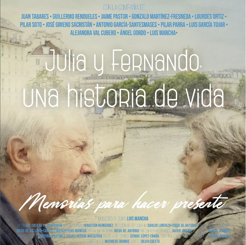 UAHes's tweet photo. El próximo domingo, 15 de enero, se  estrena de la última película dirigida por el profesor del Grado de Comunicación Audiovisual de la #UAH, @luis_mancha (director, entre otras, de Generación Kronen), titulada "Julia y Fernando, una historia de vida". https://t.co/fZuozd4lwG https://t.co/CubXs6UBRv