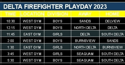 Want to be a Firefighter? <a href="/DFF1763/">Delta Firefighters IAFF L-1763</a> Delta Firefighters &amp; <a href="/SDSSSundevils/">@SDSSSundevils</a> host Delta Firefighters Sr girls &amp; boys 🏀 Play Day Sunday, Jan 15th. Come get informed and watch some great 🏀 @Optimist_sports <a href="/deltasd37/">DeltaSchoolDistrict</a> <a href="/RecSdss/">SDSS Rec Leadership</a>