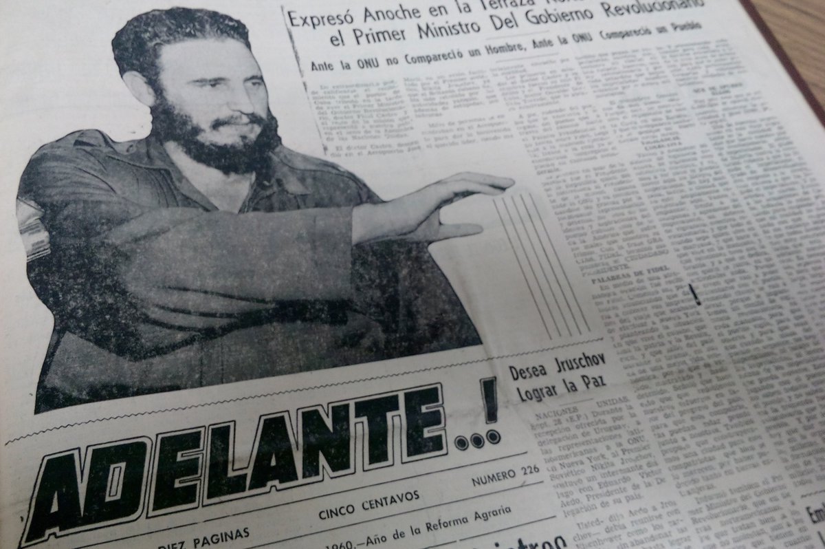 Sigue <a href="/AdelanteCuba/">Periódico Adelante</a> la obra de la Revolución #cubana desde un periodismo a la altura de su esencia y orígenes para enfrentar los actuales retos. Felicidades al colectivo del Adelante, órgano de prensa del comité provincial del <a href="/PartidoPCC/">Partido Comunista de Cuba</a>, en su aniversario 64. #PorCamagueyTodo
