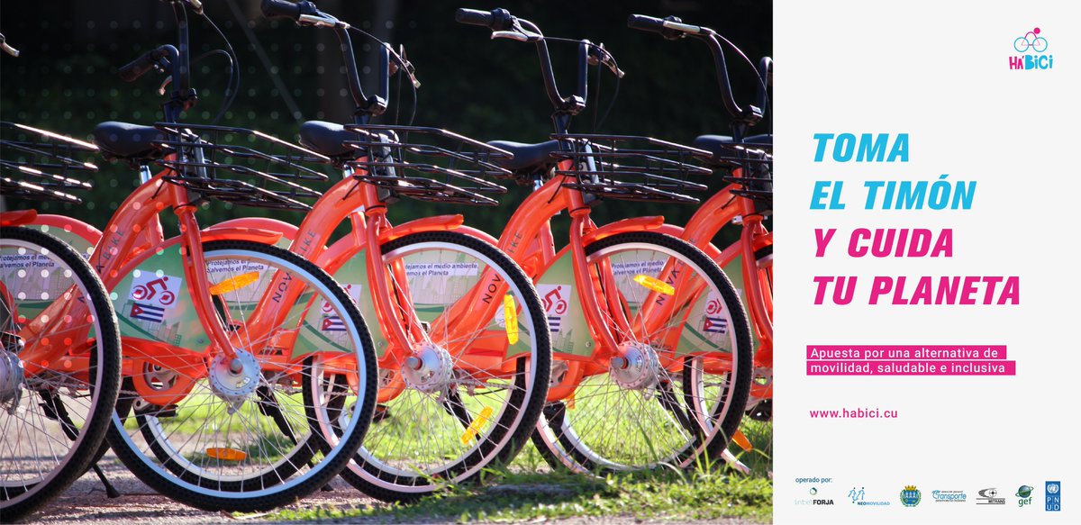 🚲 Se inaugura hoy nuevo servicio de #bicicletas públicas en La #Habana, en pos de una alternativa de #movilidad saludable e inclusiva, con apoyo de <a href="/theGEF/">Global Environment Facility (GEF)</a>.

➕👉bit.ly/3vU6llR

@CDgtph 
<a href="/MitransCuba/">Ministerio del Transporte de Cuba</a> 
<a href="/gobhabana/">Gobierno La Habana</a>