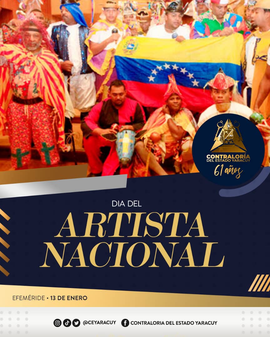 CEYaracuy's tweet photo. #Efeméride. Se rinde homenaje a los hombres y mujeres dedicados al arte, exaltando la importancia que tiene para nuestra sociedad el trabajo diario, constante y desinteresado de quienes inspiran la creatividad de los sonidos, las formas, los colores y  las letras https://t.co/KCNyUAZLnN