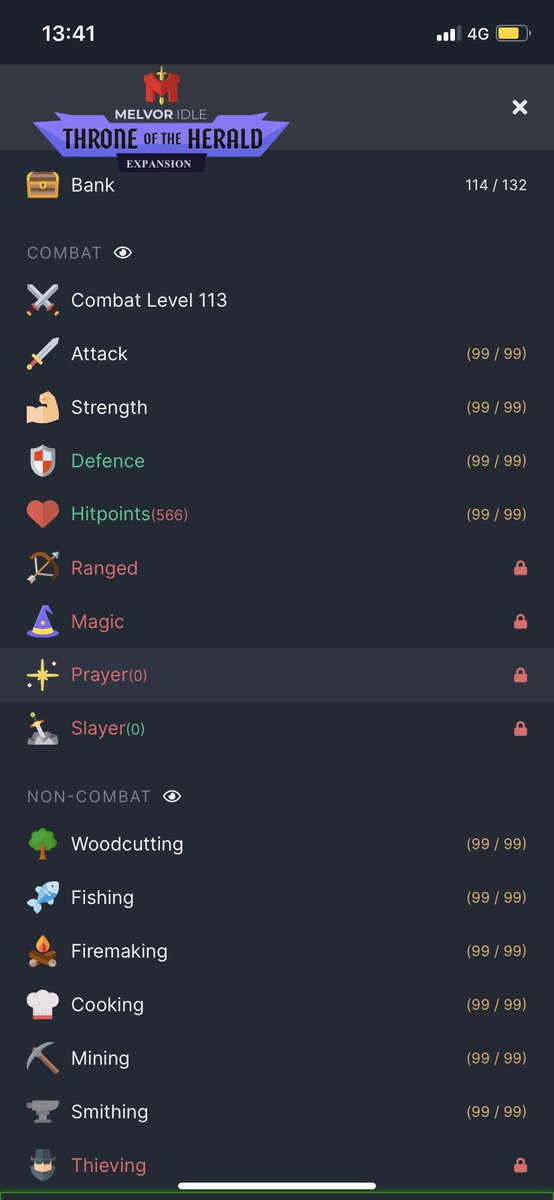 broseths's tweet image. Completed F2P ⁦@MelvorIdle⁩