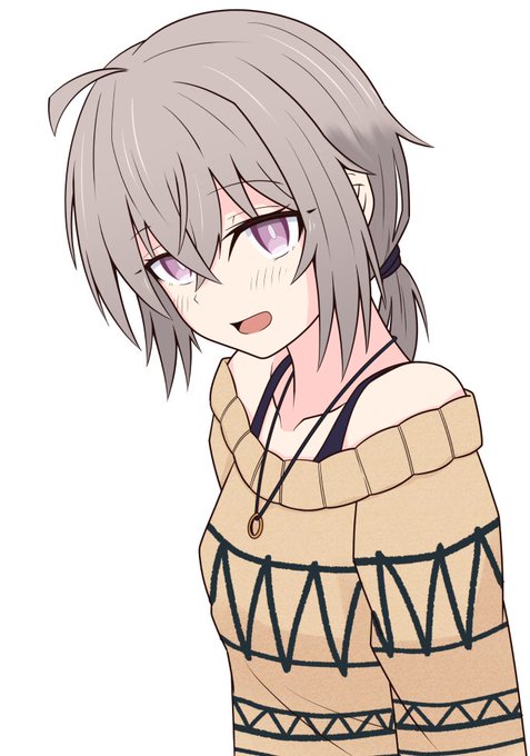 となりでこんなかわいい後輩歩いてたら最高だな……と思いながら描いたので最高に可愛い顔になってる 結婚したい 