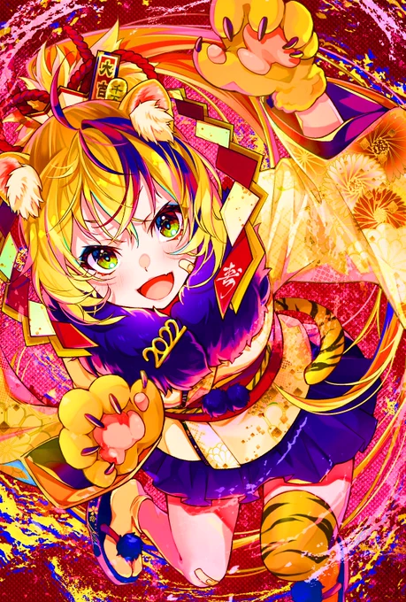 #絵を彩度100にすると超派手 これはこれでアリのような 