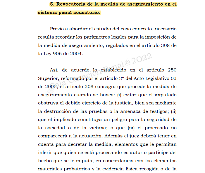 Melovides's tweet photo. Requisitos para la revocatoria o sustitución de la medida de aseguramiento, rol del juez de control de garantías frente a esta solicitud y la improcedencia de la sustitución, en este caso, por un delito de competencia de juez de circuito especializado. https://t.co/grOqCgDbQ4 https://t.co/9LHZYmU52Y