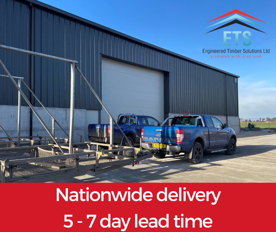 ETS_Trusses's tweet photo. We offer just-in-time delivery, nationwide, with a competitive 5-7 day lead time! Our experienced drivers will be able to deliver to site no matter the difficulty of the location.
 
#Delivery #Trusses #PosiJoists https://t.co/CpBTiVppLl
