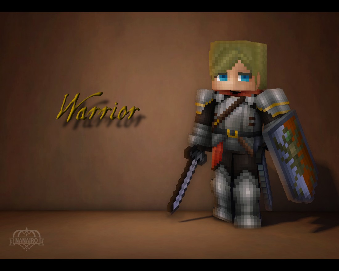 Nanairo_craft's tweet photo. 🛡️Warrior
盾はPEROさんにデザインして貰った紋章。
作中では勇者のマント柄になってます。
🎥https://t.co/4R8uZLarSj

#Minecraft　#pixelart　#マイクラスキン https://t.co/h4jO6T9kIi