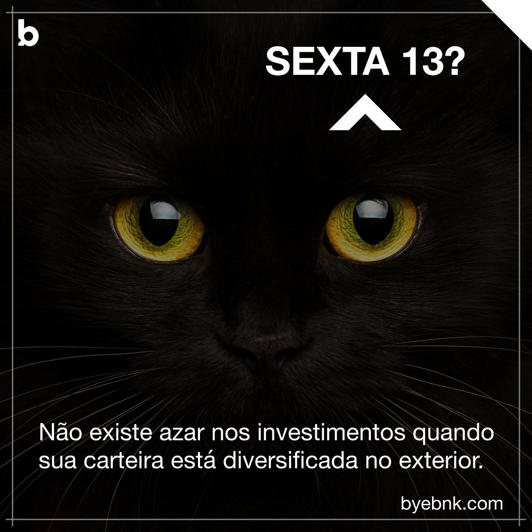 byebnk's tweet photo. Não lute com o azar, faça como os mais de 10 mil clientes que escolheram o byebnk para proteger seu patrimônio. Venha investir com nosso time de especialistas! https://t.co/xf9qZtqYeT 

//

#sexta13 #sextou #liberdadefinanceira #economia #investimentos #negócios #empreender https://t.co/rpfHUr4NYV