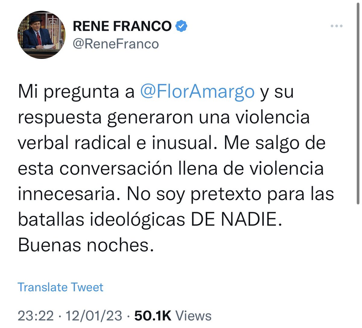 Privilegio hetero-cis: que puedan decidir salirse de conversaciones tóxicas que ellos mismos generaron al poner en tela de juicio la identidad de personas LGBTQ+… Así la ingenuidad de un comunicador como René Franco que no pensó en el impacto de sus palabras hacia <a href="/FlorAmargo/">Flor amargo</a>.