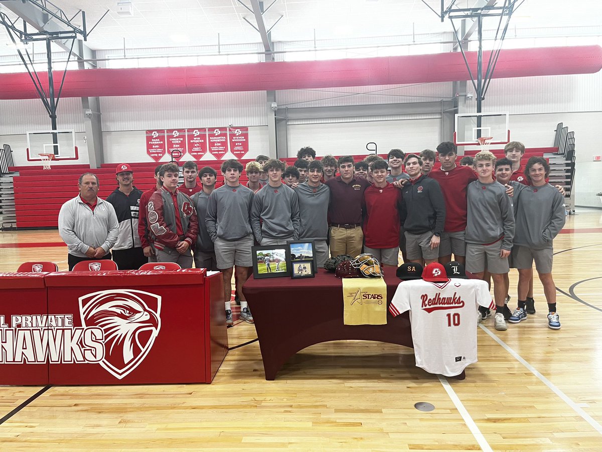 Congratulations to Central Private senior, Scooter Anderson, who signed his commitment to play baseball at South Arkansas Community College! We are proud of our Redhawk athletes and wish Scooter the best of luck as he plays at the next level! ⚾️