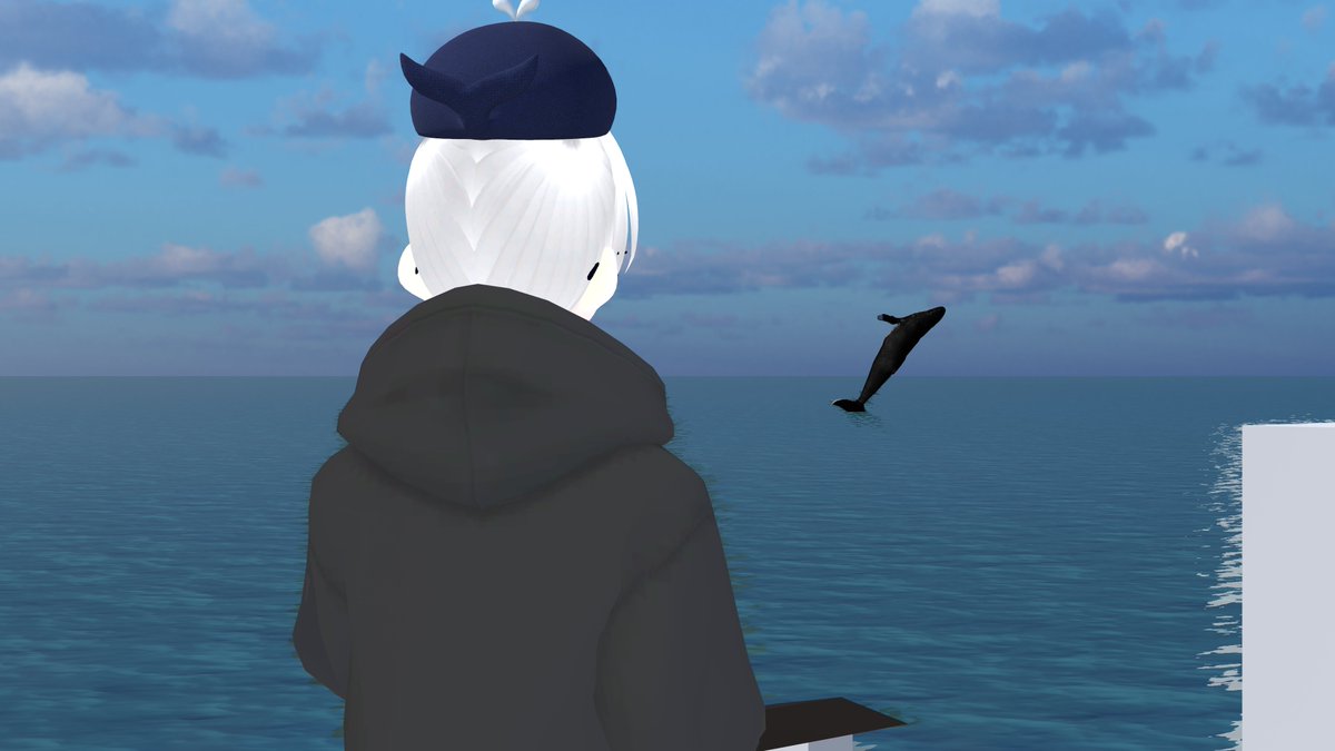ザトウクジラが観察できるワールド #WhaleResearchSearch のVRChat版がアップデートして、船が大きくなりました～!!⛴
vrchat.com/home/launch?wo…
#三宅島クジラ鼻水PJ #クジラとつながる