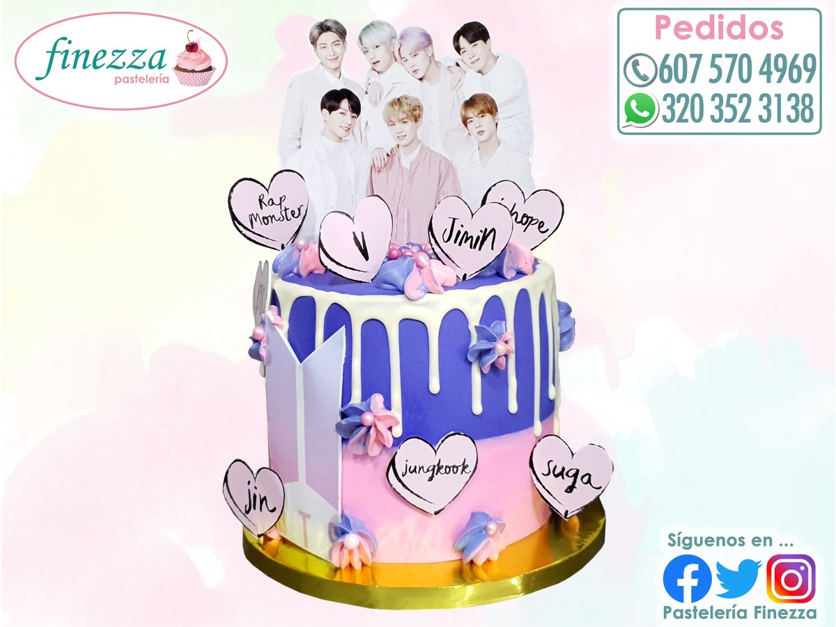 pastelfinezza's tweet photo. Feliz Cumpleaรฑos Marรญa Paula!
#PasteleriaFinezza #CelebraConFinezza #Cumpleaรฑos #HappyBirthday #Ponque #PonqueAlto #Torta #Cake #CakeBTS #BTSCake #BTS #TinyTan #TinyTanBTS #MarรญaPaula https://t.co/rEMI4Z1xap