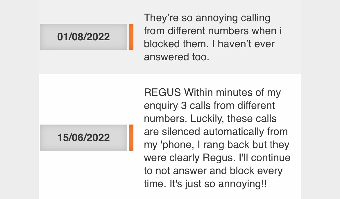 VKilford's tweet photo. @Regus_UK Can I suggest instead of calling multiple times a day you look at some feedback? Never written of a business so quick after being harassed with cold calls starting at 8:30 and up to 5/6 times a day, remove me from your marketing IMMEDIATELY. https://t.co/L1JD0nXzV2