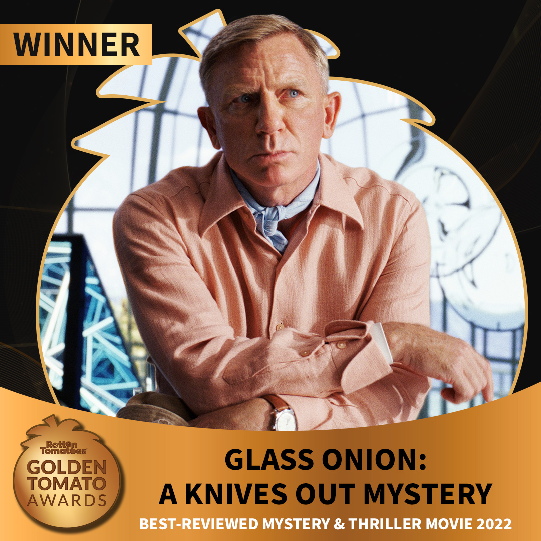 Rotten Tomatoes on Twitter "GlassOnion A Knives Out Mystery wins the