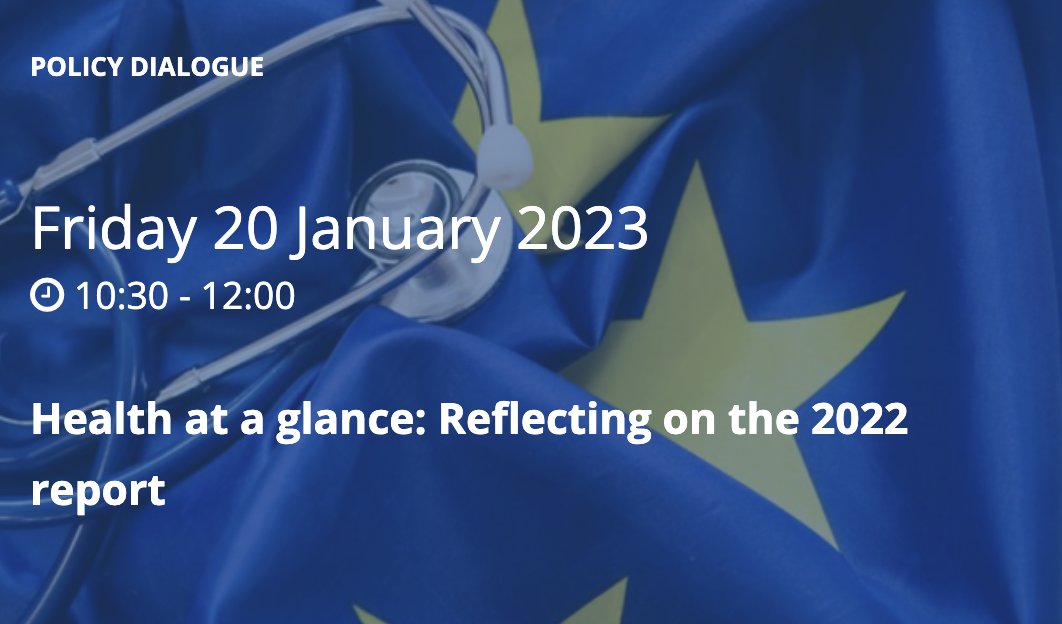 📢| It’s tomorrow! ‘Health at a glance: Reflecting on the 2022 report’ Join us to discuss @EU_Health and @OECD’s report on the state of #health in the EU with @FranColombo2019, @mayacmat, @EUbobo, @MarinettiC, Hans Martens & @kuiper_em. REGISTER HERE✍️ epc.eu/en/events/Heal…