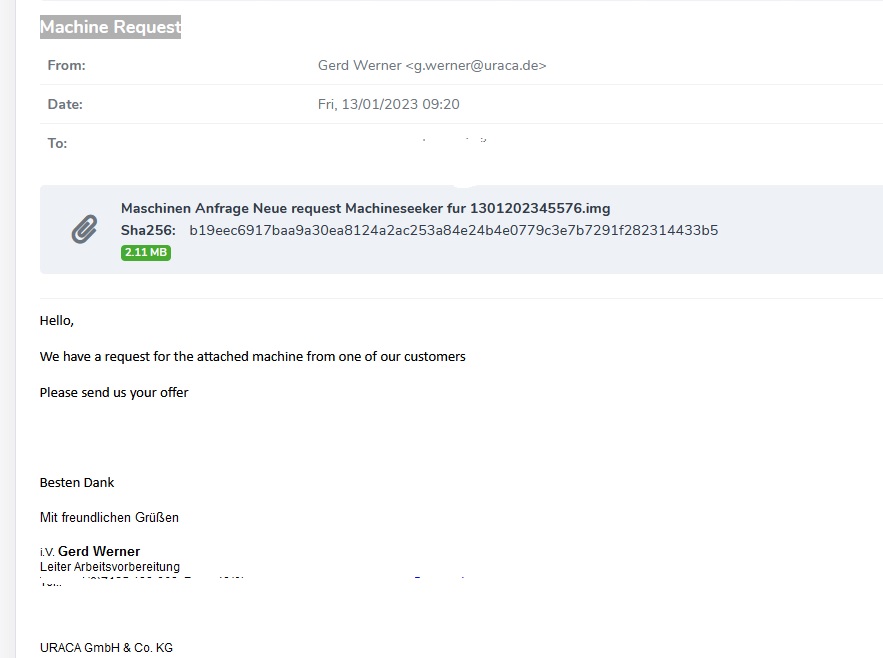 JAMESWT_WT's tweet photo. "Machine Request"
spam email spread #neshta ???
Img
https://t.co/setRIYeheg
Exe
https://t.co/zmUUJyqOXi https://t.co/073isDfXiN