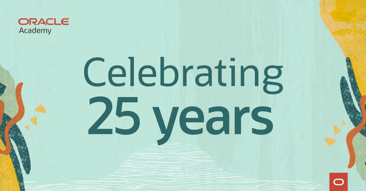 OracleDispenza's tweet image. 25 years and counting! Since 1997, @OracleAcademy has provided free resources to help educators prepare millions of students for STEAM careers. social.ora.cl/60143VEiE