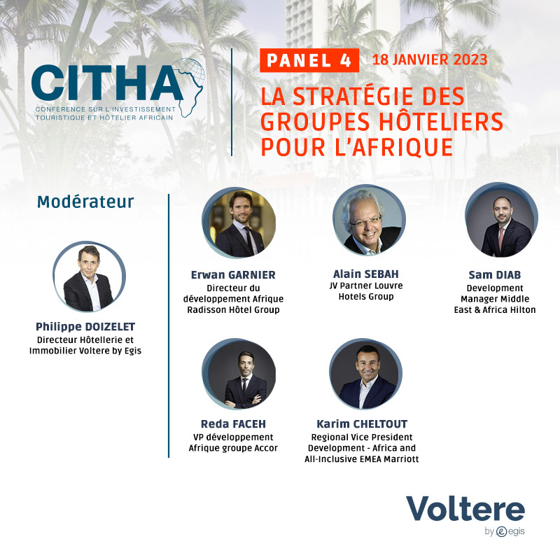 J-4 #CITHA | Nous vous donnons rendez-vous les 17 et 18 janvier 2023 au Sofitel Abidjan Hôtel Ivoire.

Pour plus d’infos  : citha.voltere-consulting.com

#CITHA2023 #Hotellerie #Tourisme #Cotedivoire
