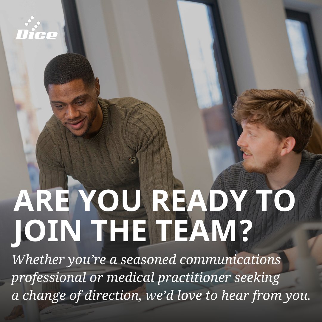 DiceDigital's tweet photo. Do you enjoy the buzz of working in a fast-paced, ambitious agency?

As an employee, you’ll have the chance to develop in a culture that promotes collaboration, and with a team that is all pulling in the same direction.

Check out the latest careers 👉 https://t.co/jO0ksANzWx https://t.co/rF2XJ4UsjR