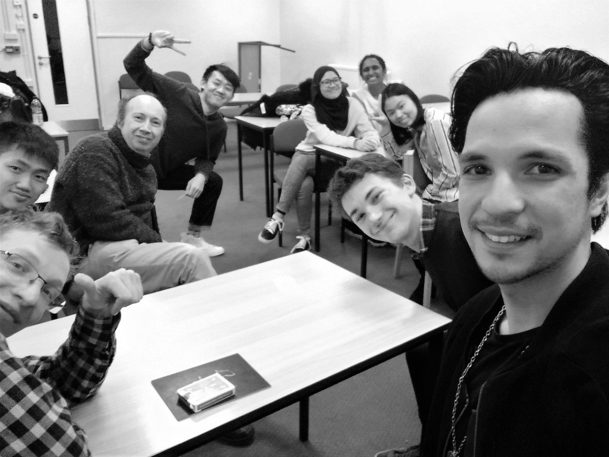Flashback Friday✨

On Friday 25th January 2019 I had the huge pleasure of being invited to the UEA Magic Society to participate in a Q&amp;A panel discussion to share my experience on the practice and performance of magic.🃏 

#norwich #uea #magician