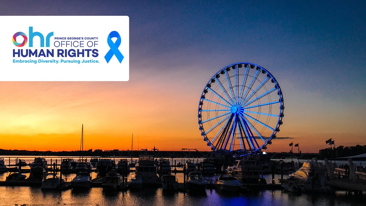CapitalWheel's tweet image. Every Fri &amp;amp; Sat in Jan, in partnership w/Prince George's County, we will be shining blue for Human Trafficking Awareness Month. For help/resources or to report, call 911 or the National Human Trafficking Hotline at 1-888-373-7888. #HumanTraffickingAwarenessMonth @PrinceGeorgesMD