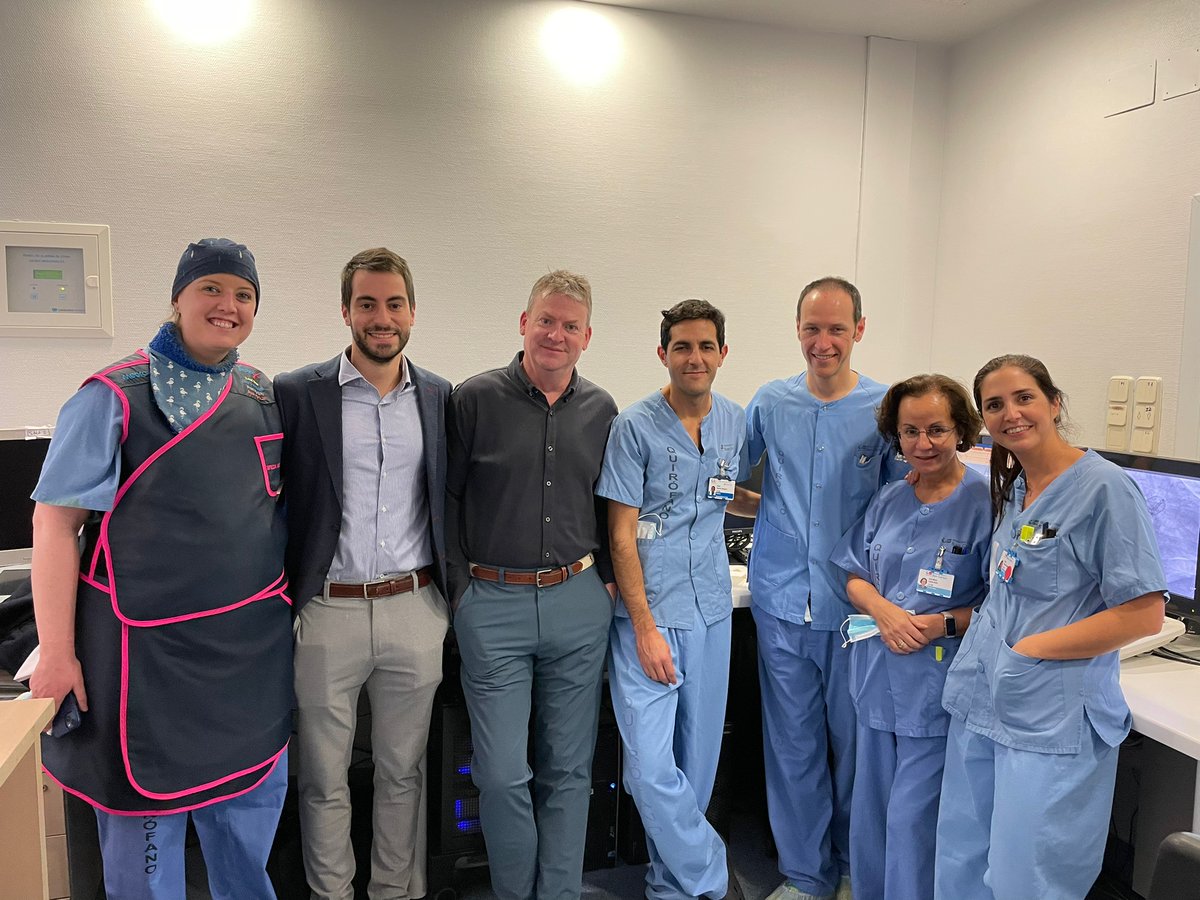 First #OmegaLAA cases in Hospital Clínico de Madrid! Congratulations to @luisnombela, @pabl0salinas  and to all the hospital team. Also thanks to @medical_eclipse  @aidanmulloy  and @icruzgonzalez  for the support in the cathlab