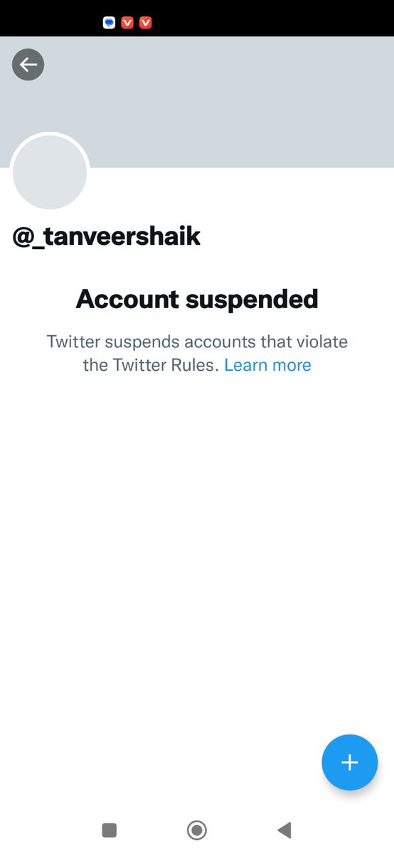 Hello @Twitter @TwitterSupport @TwitterAPI request you to kindly assist with the account of @_tanveershaik it’s showing his account is suspended. Please investigate.

#ElonMusk  #FreeSpeech @TwitterIndia