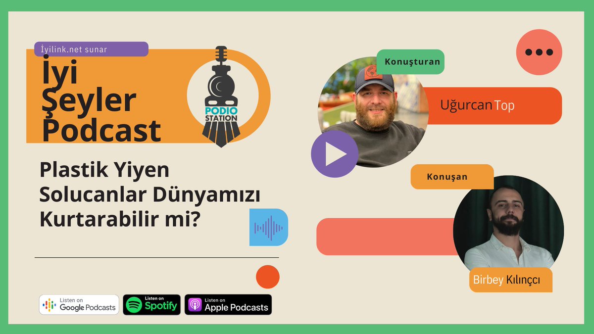 Podiostation's tweet photo. Plastik Yiyen Solucanlar Dünyamızı Kurtarabilir mi ?

İyi Şeyler'in 5.Bölümünde @ucntop, @1gicirbey ile solucanların plastikleri yiyerek dünyamızı kurtarabilme ihtimalini konuşuyor. 

Bölüm Linki: https://t.co/vLQFMEUXXD https://t.co/R42ha4vjSD