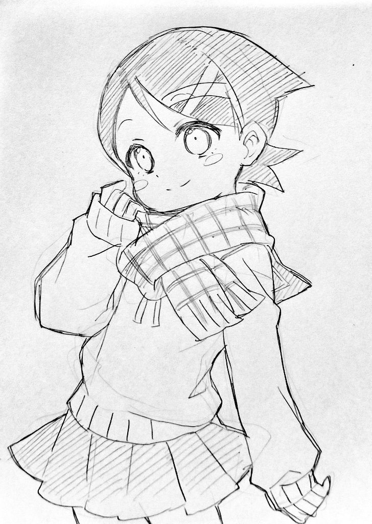 絶望先生らくがき。中学生と主婦みたいになったな… 