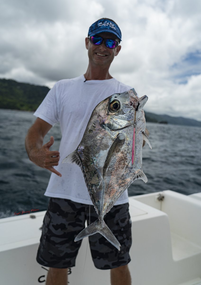 African Pompano on our Pink &amp; Blue Slammer. Two-packs are on sale now. Visit the link in our bio and have it delivered right to your doorstep! 🎣 #palomarfishing